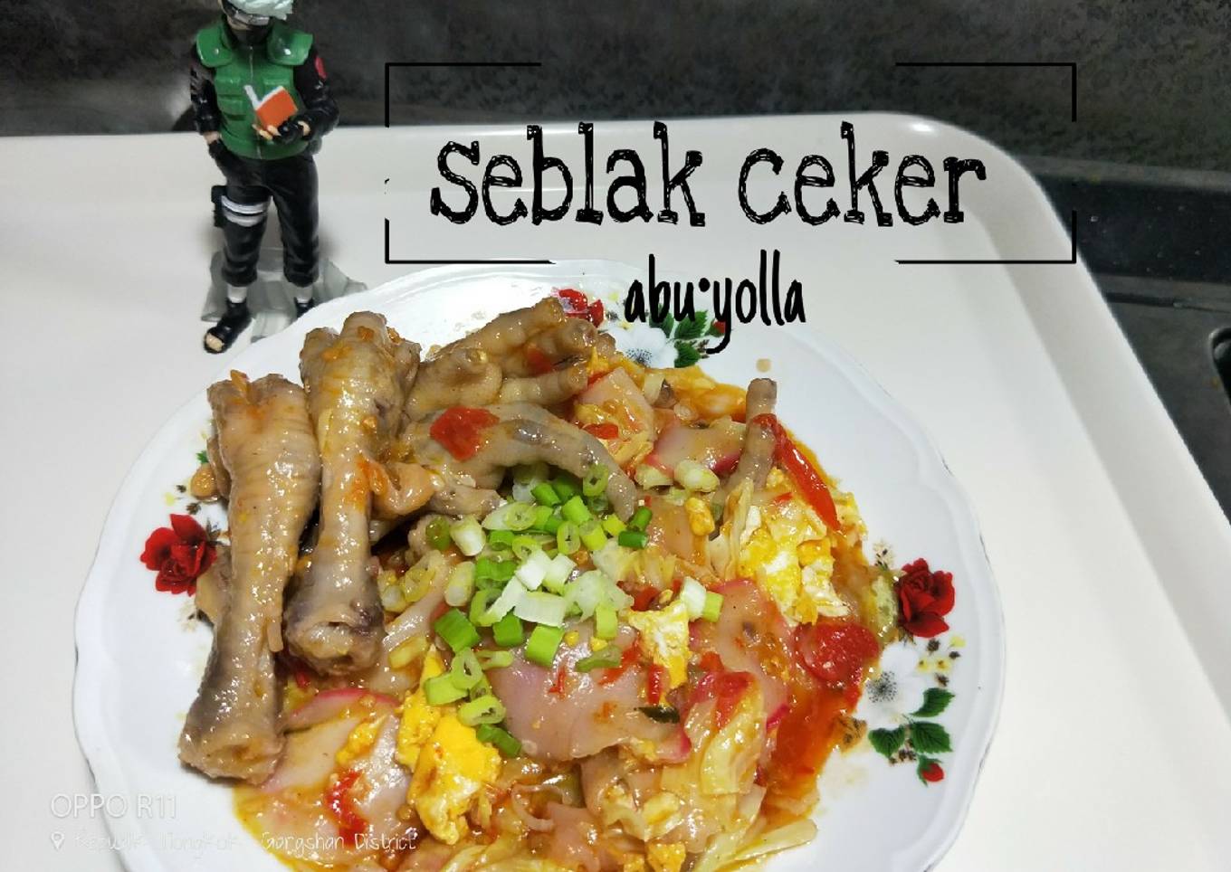Seblak kerupuk ceker