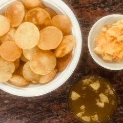 A picture of Whole wheat Pani Puri.