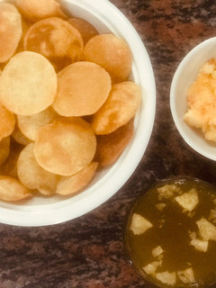 A picture of Whole wheat Pani Puri.