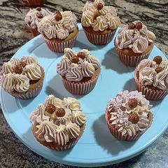 A picture of Light chocolate cupcakes.