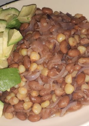 A picture of Onion Githeri.