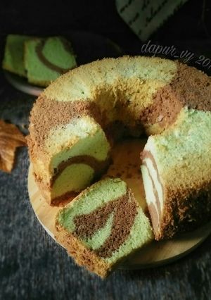 Foto resep CHIFFON PANDAN COKLAT 6 telur + tips pemula #pr_anekachiffon