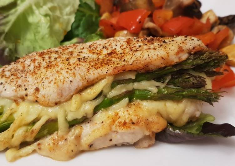 Guide to Make Asparagus Stuffed Chicken Breast in 32 Minutes for Young Wife