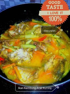 Foto resep Ikan kembung masak acar kuning