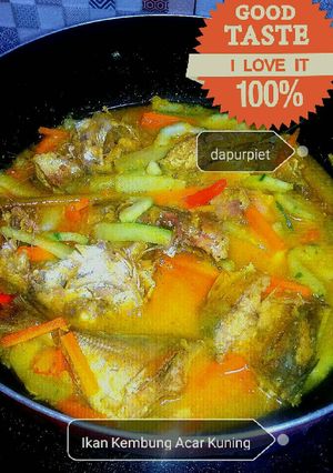 Foto resep Ikan kembung masak acar kuning