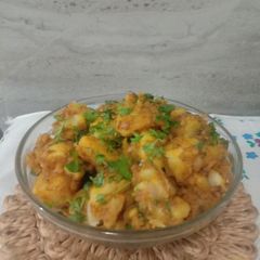 A picture of Alu ki sabji.