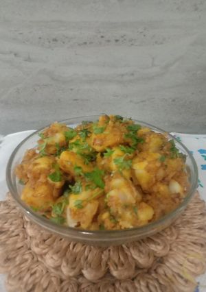 A picture of Alu ki sabji.