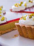 Strawberry & Pistachio Custard Tart