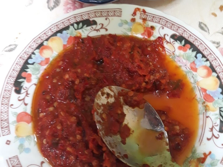 Langkah Mudah untuk Membuat Resep Sambal terasi goreng yang Enak Banget Anti Ribet, Lezat Sekali