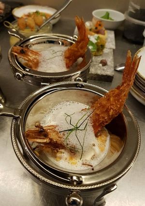รูปของ Shimp with mango relish