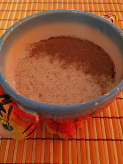 Una foto de Gachas de avena con canela (porridge)