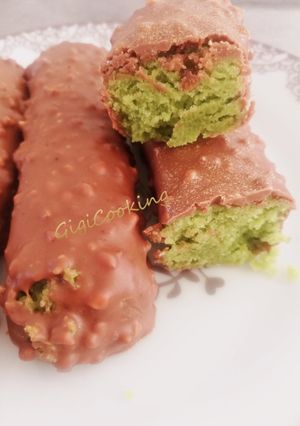 Une photo de Fondants pistache Gianduja praliné