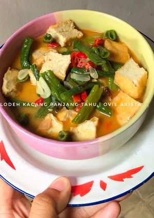 Foto resep Lodeh Kacang Panjang Tahu