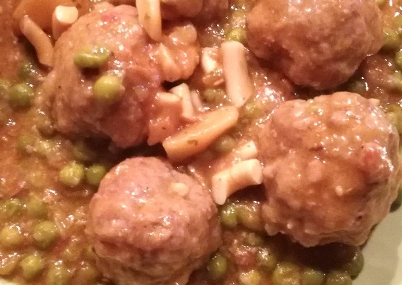 Albóndigas con sepia