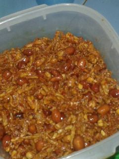 Foto resep Teri kacang tempe balado ala nenek