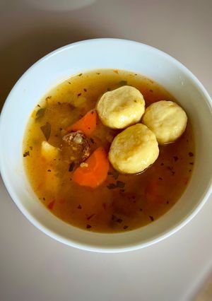 Krumpligombóc leves recept fotója