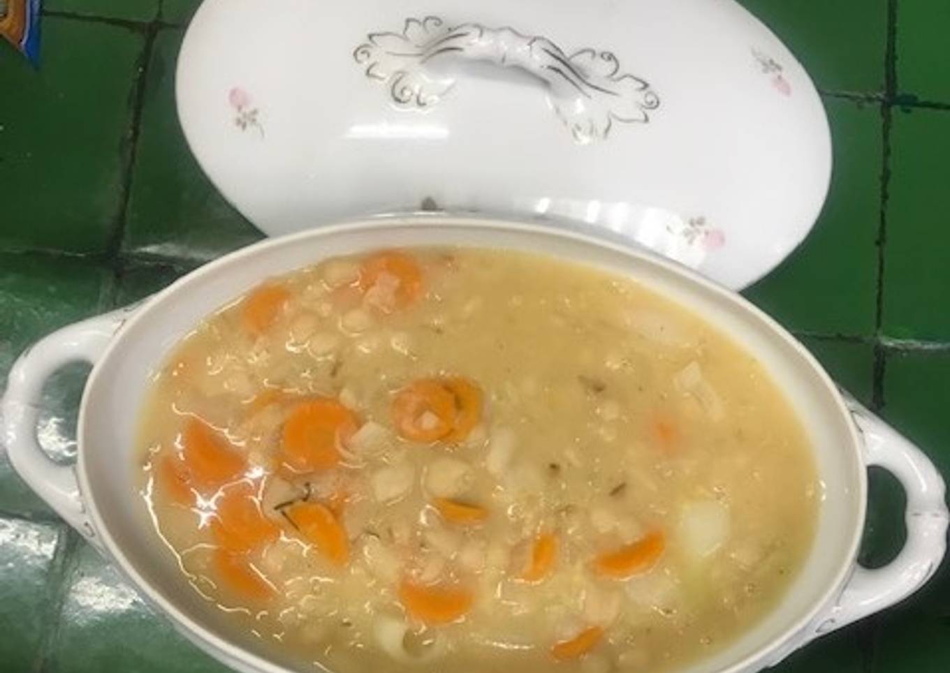 Sopa de alubias francesa