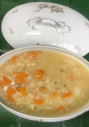 Una foto de Sopa de alubias francesa