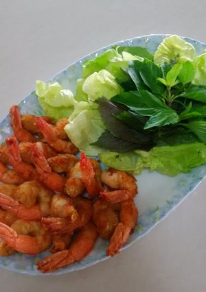 Hình của món Tôm tẩm bột chiên giòn.