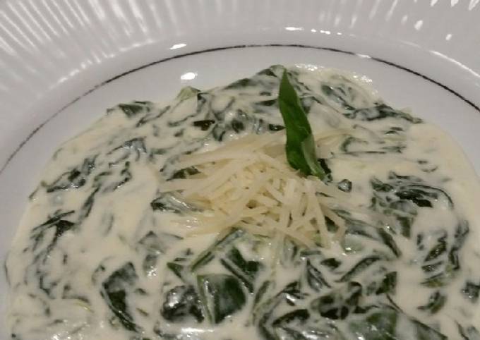 Brad's creamed spinach