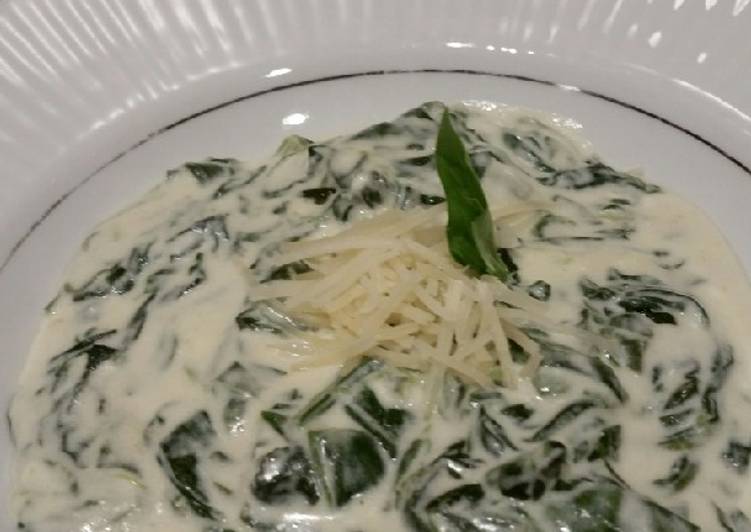 Recipe: Perfect Brad&#39;s creamed spinach