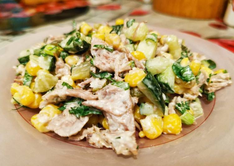 Салат с мясом