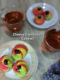 Rainbow Cheesy Cornstarch Cookies Gluten Free