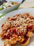 Orecchiette al pomodoro e feta