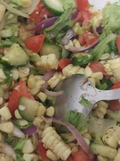 A picture of Chatpati salad.