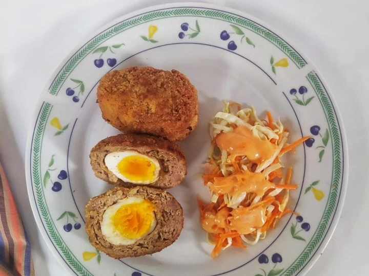 Cara Mudah Membuat Resep  Scotch Egg yang Menggugah Selera, Menggugah Selera