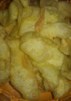 عکسی از دستور چیپس خانگی