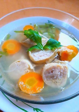Foto resep Sup Rolade Ayam