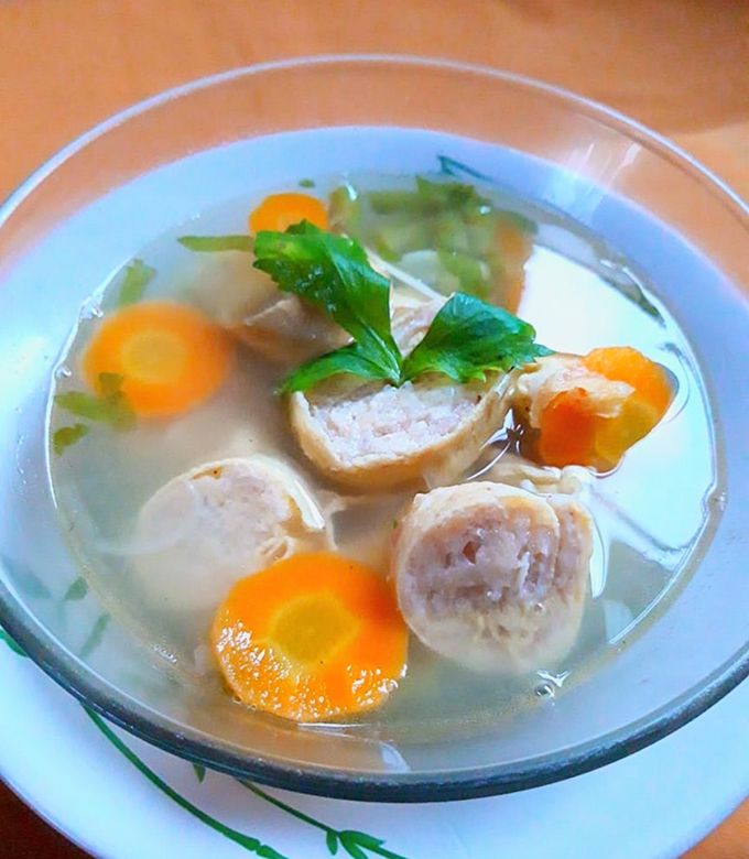 Foto resep Sup Rolade Ayam