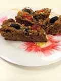Focaccia de Harina Integral con Tomates 🍅 Cherrys, Aceitunas y Tomillo