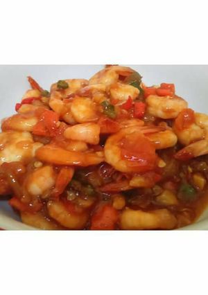 Foto resep Udang Saus Padang