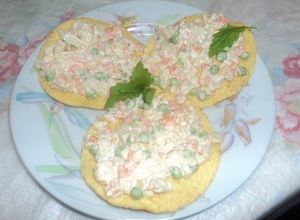 Una foto de Ensalada de atún y mayonesa cuaresmal a la Mexicana
