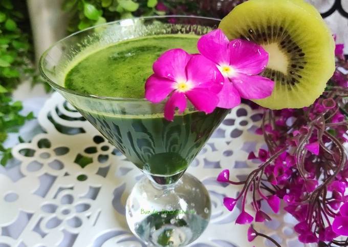Cara Gampang Menyiapkan Green Juice Brazil Spinach Anti Gagal