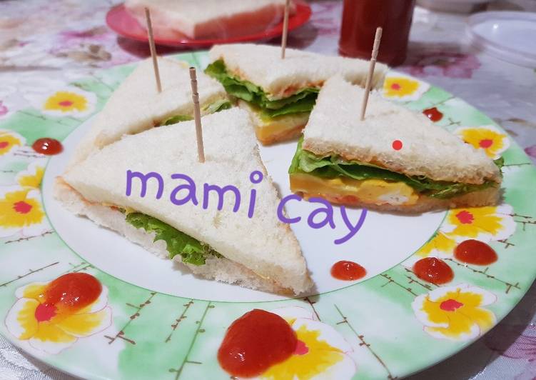 Resep Egg Sandwich Sehat, Enak