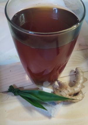 Foto resep Teh pandan hangat