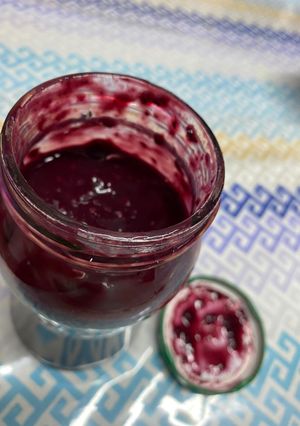 Una foto de Mermelada keto de frutos rojos