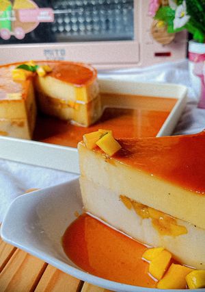 Foto resep 235. Mango Creamcheese Milk Pudding Caramel