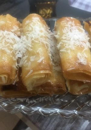 صورة لوصفة زنود الست بالحشوه الذيذه بعجينة السمبوسه