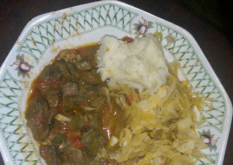 Recipe of Royal Fried liver stew
