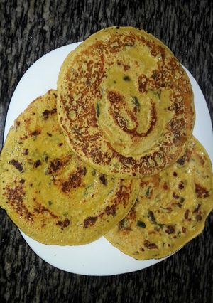 A picture of Chickpeas Pancakes#Breakfast Contest.