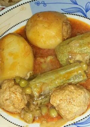 صورة لوصفة محشي بالدجاج