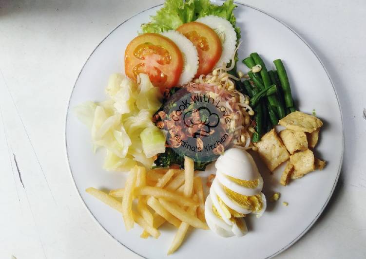 8. Gado Gado Sayuran simple cepat