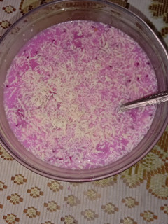 Foto resep Es buah naga susu toping keju