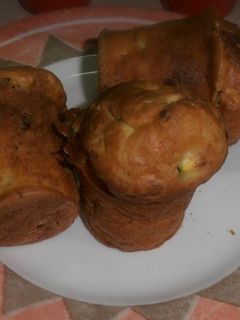 Φωτογραφία της συνταγής Αλμυρά muffins με λιωμένη καρδιά τυριών και ζαμπόν