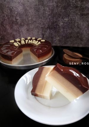 Foto resep Triple choco pudding ala gokitchen