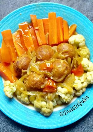 Foto resep Baso Tempe Kuah Pedas Manis (Bola-bola)